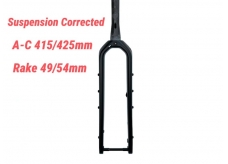 Carbon Suspension Corrected Gravel Fork